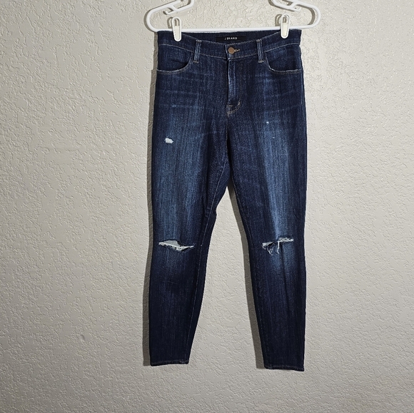 J Brand Alana Distressed Skinny Jeans - Picture 1 of 5